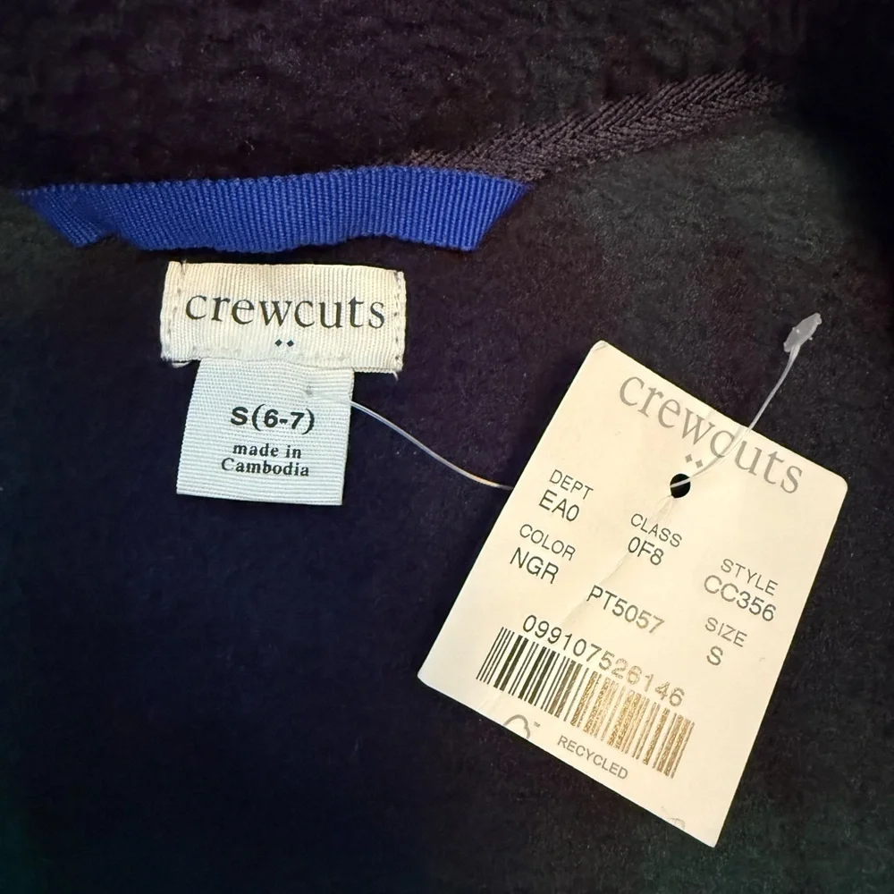 Crewcuts Navy Fleece Vest - Picture 2 of 5